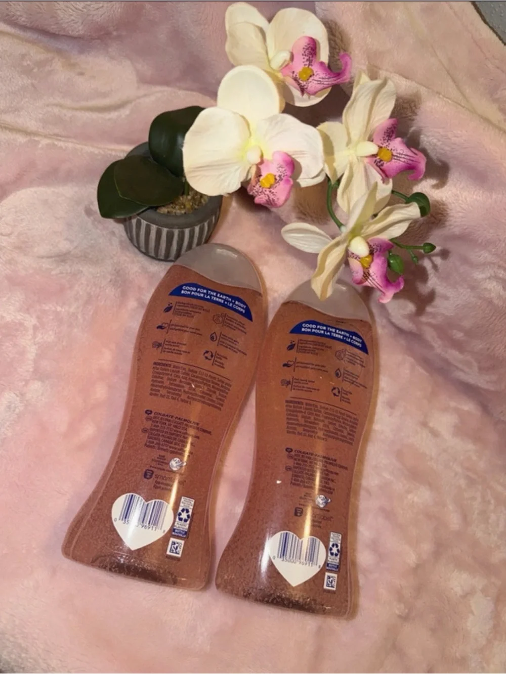 Softsoap Exfoliating Pink Rose & Sweet Vanilla Body Wash - Pink